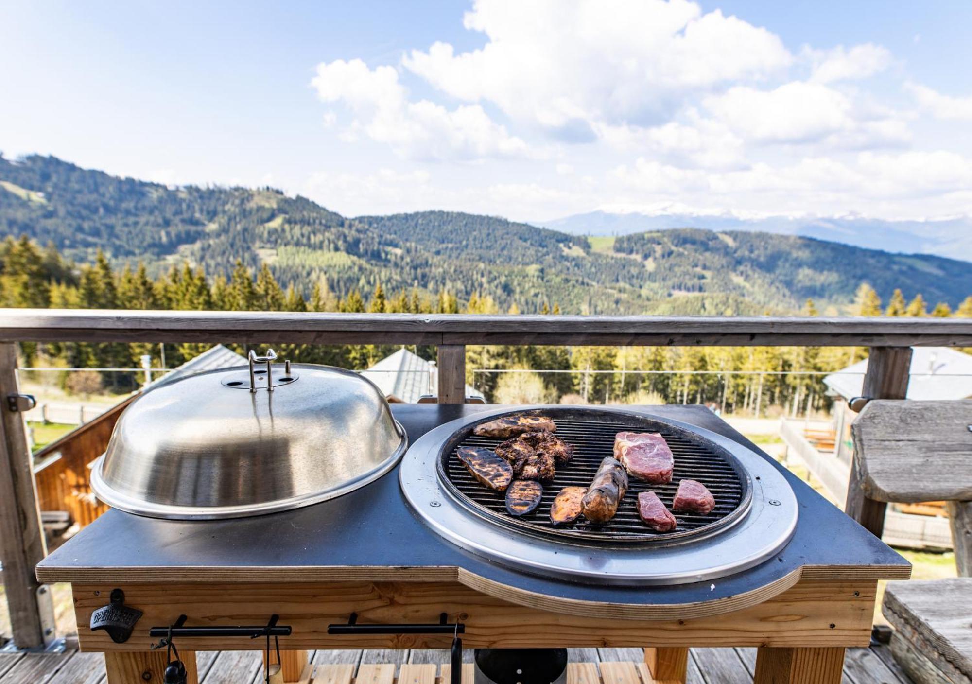 1A Chalet "Wolke" Wandern, Grillen, Wellness Im Traumhaus Wolfsberg Exterior photo