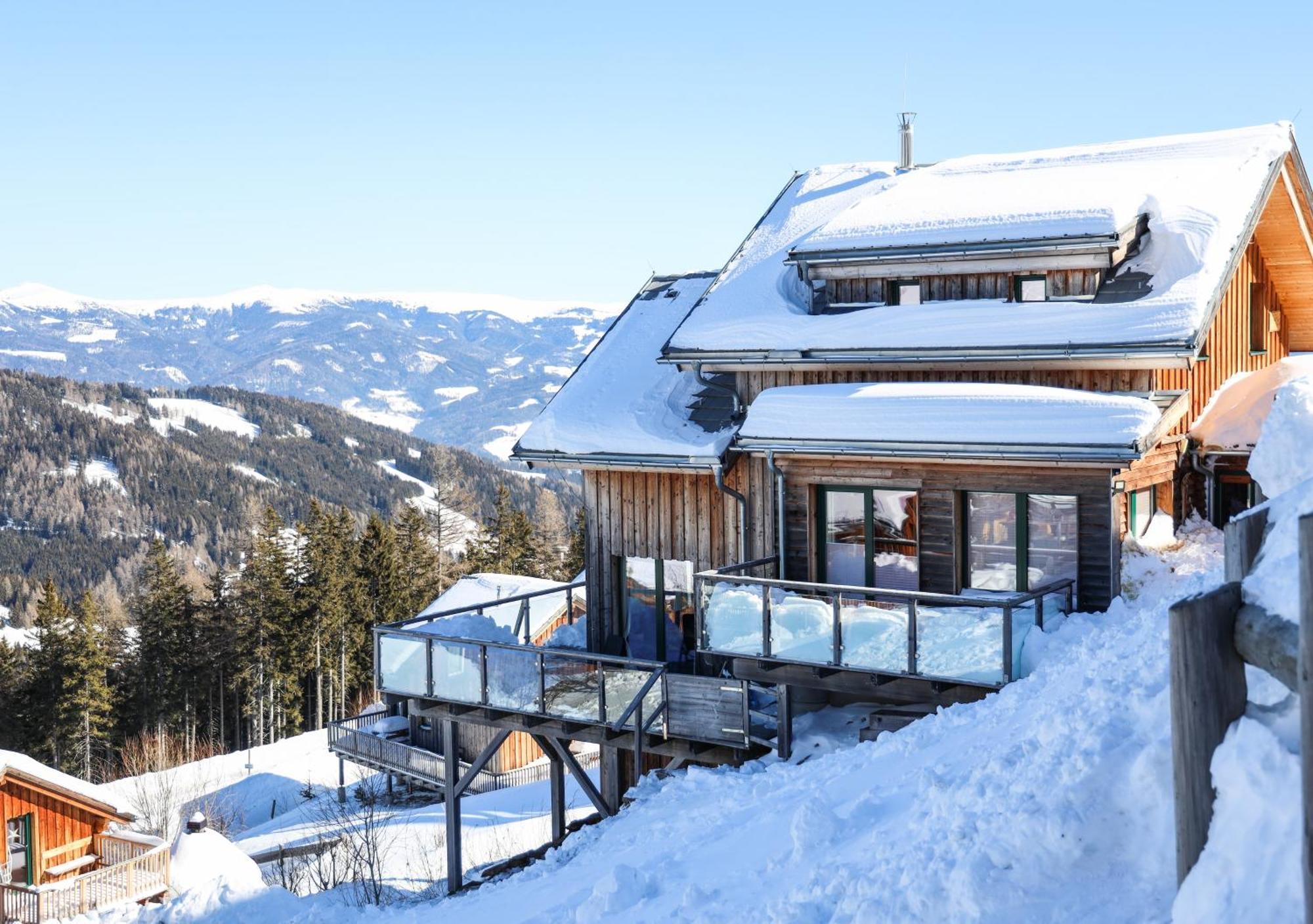 1A Chalet "Wolke" Wandern, Grillen, Wellness Im Traumhaus Wolfsberg Exterior photo